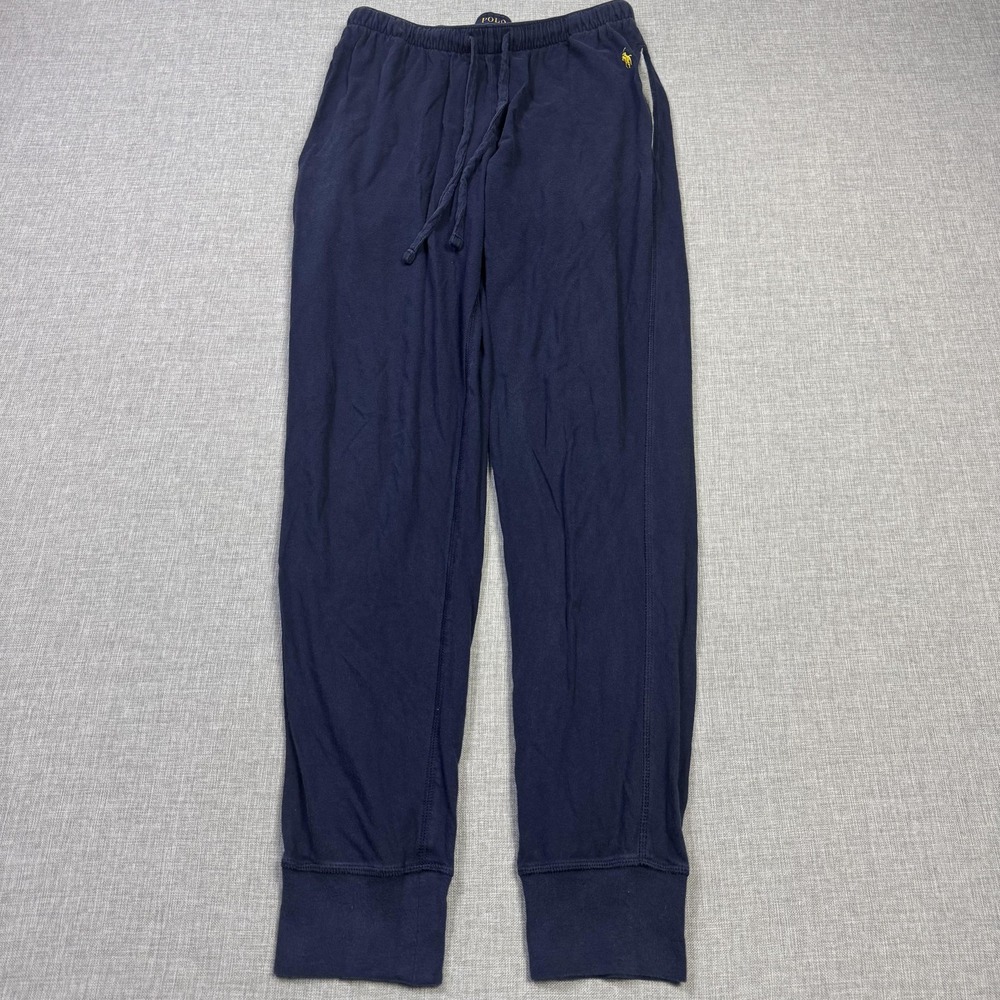 Polo Ralph Lauren Lightweight Sweatpants Mens 31x33 Blue Small Cotton Drawstring